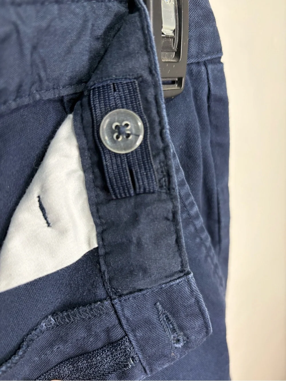 Kids Old Navy Classic Navy Straight-Leg Chinos  Built in Flex Waist - Size 16